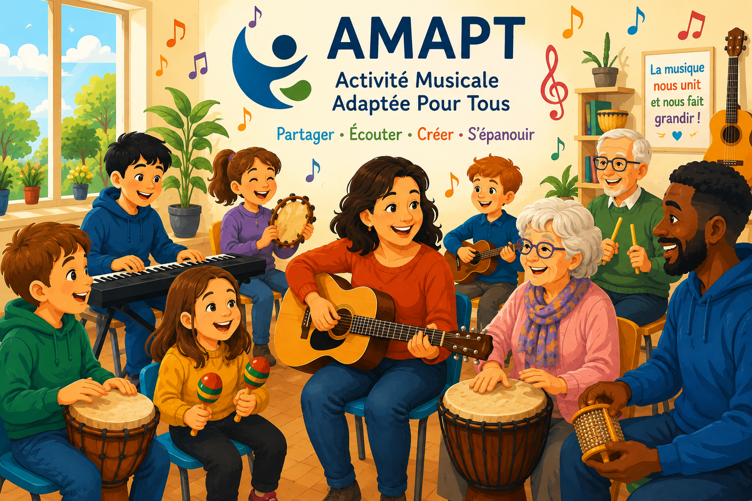 Activité musicale adaptée